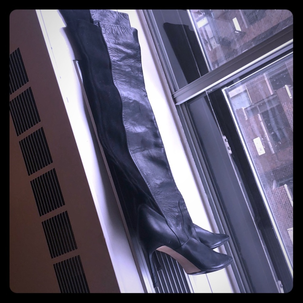 Manolo blahnik over the knee boots